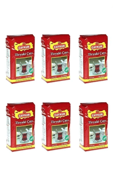 Çaykur Tiryaki 1 Kg Dökme Çay X 6 Adet
