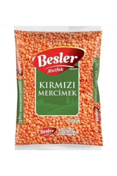 Besler Mutfak Kırmızı Mercimek 1 kg