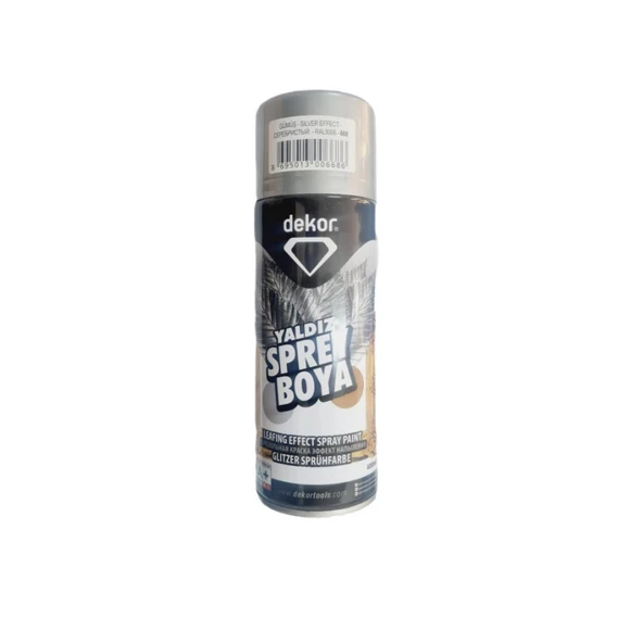 Sprey boya parlak Gümüş Dekor 9006-668
