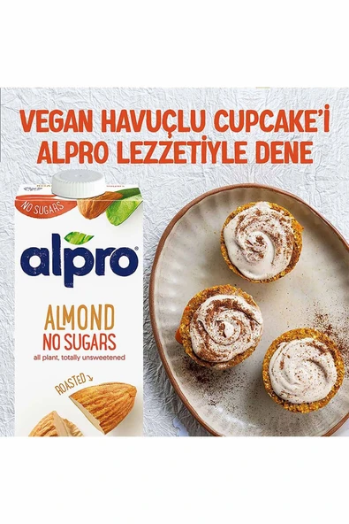 Şekersiz Badem Sütü 4x1 Lt Mega Avantajlı Paket - Resim 5