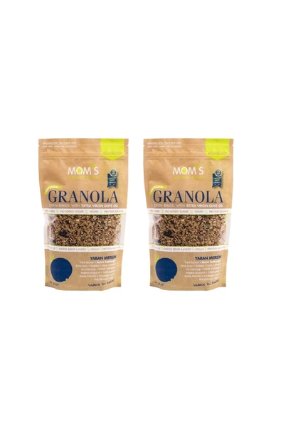 mom's Natural Foods Yaban Mersini Granola 360 Gr - 2'li