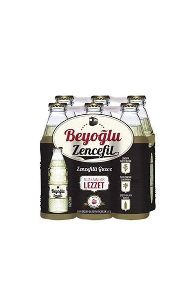 Beyoğlu Gazozu Zencefilli 6 Adet 250 Ml Gazoz