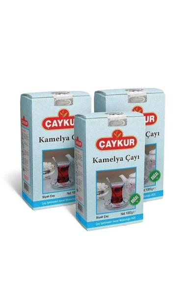 çaykur Kamelya Siyah Dökme Çay 3 X 1 Kg