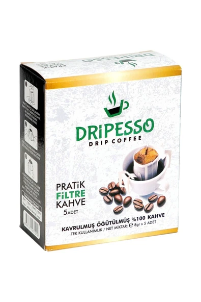 Drıpesso Pratik Filtre Kahve 8gr 5li