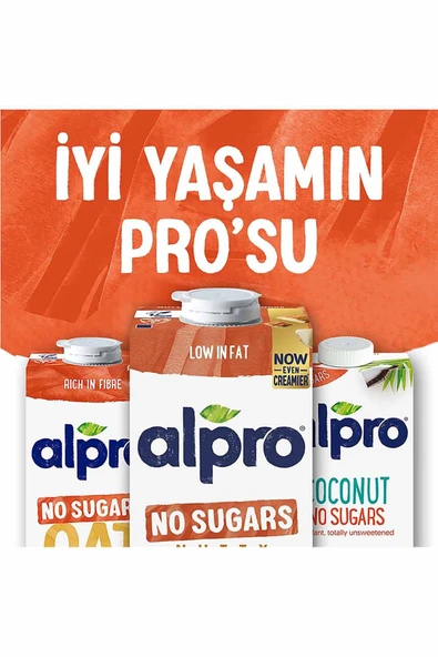 Şekersiz Badem Sütü 4x1 Lt Mega Avantajlı Paket - Resim 4