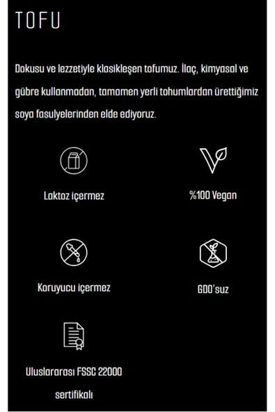 Tütsü Aromalı Vegan Tofu 200 G X 6 Adet - 2