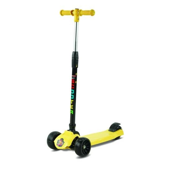 Ümit Power JY - H02 Kalın Teker Katlanabilir Işıklı Scooter Sarı