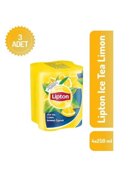 Ice Tea Limon Aromalı M.p. 4x250 Ml X 3 Adet