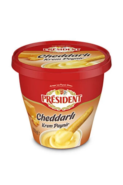 ( 1 ADET ) President Cheddarlı Krem Peynir 270 G