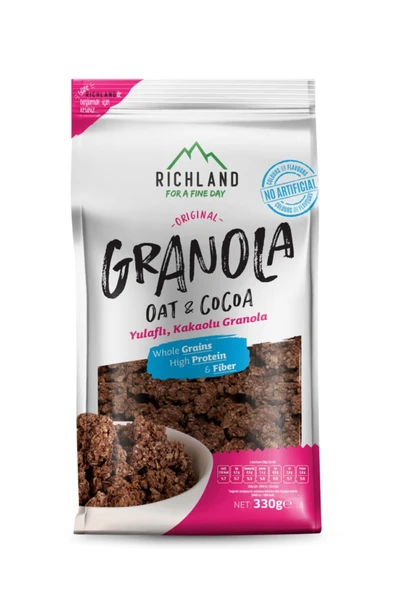 Granola Yulaflı Ve Kakaolu 330 gr