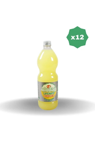 ULUDAĞ LİMONATA ŞEKERSİZ 1 LT X 12 ADET