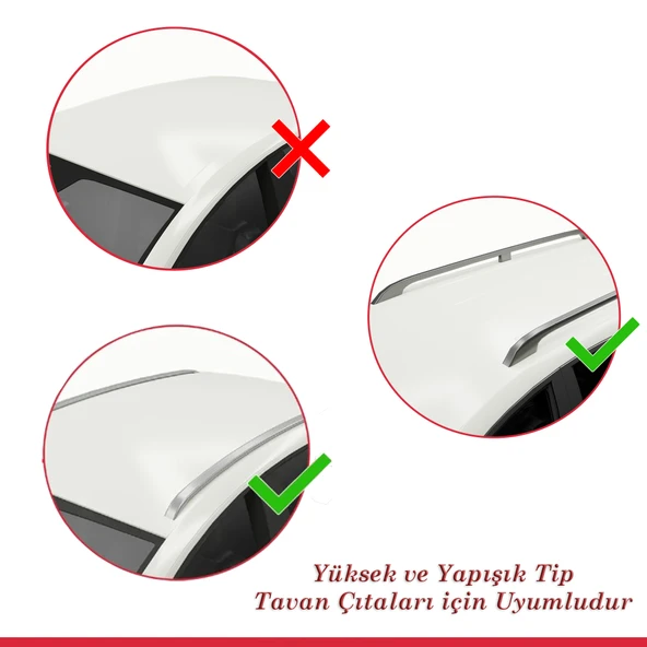 Ara Atkı Tavan Barı Hook Model 140cm Gri (2 Adet) - 5