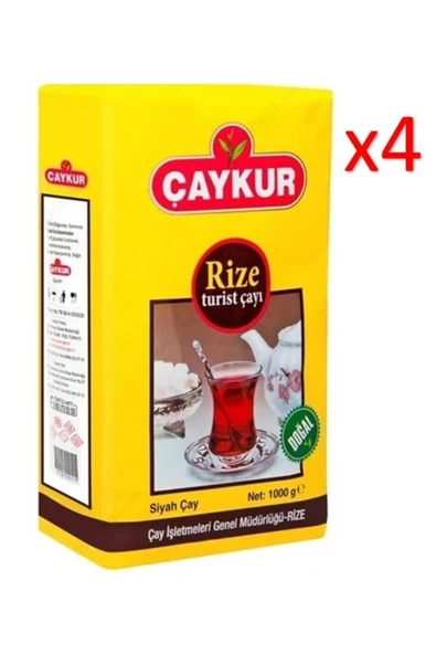 çaykur Rize Turist Çay 1000 Gr X 4 Adet