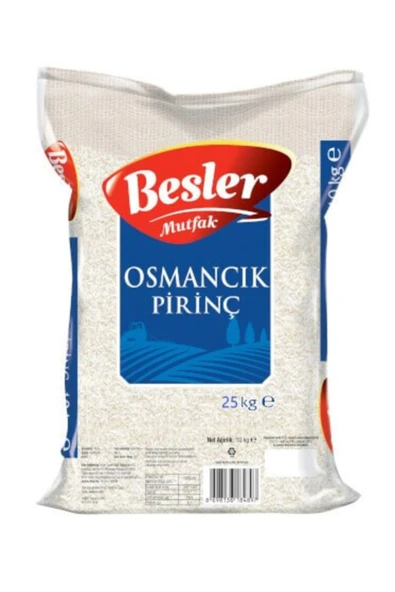 Besler Mutfak Osmancık Pirinç 25 Kg