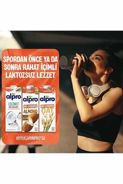 Şekersiz Badem Sütü 4x1 Lt Mega Avantajlı Paket - Resim 8