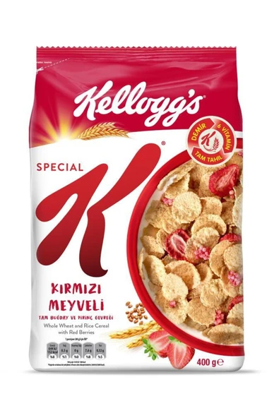 Special K Kırmızı Meyveli Kahvaltılık Tam Buğday Ve Pirinç Gevreği 400 Gr,tam Tahıllı - 2