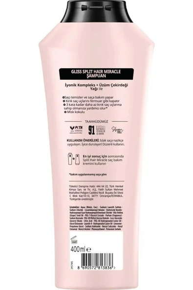 Split Hair Miracle Şampuan 400 Ml x 3 Adet - 4