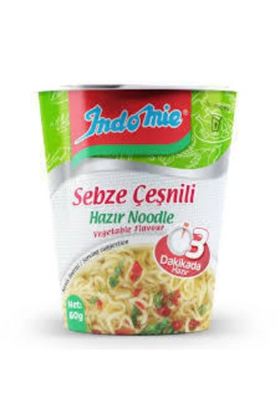 Indomie Sebze Çeşnili Noodle 60 gr x24lü