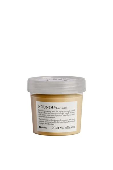 DAVİNES Nounou Hair Mask - Islem Gormus Saclar Icin Besleyici Bakim Maskesi 250 ml