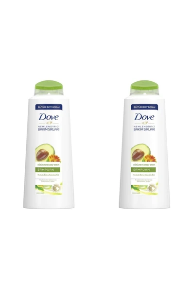 Dökülmeye Karşı Avakado Ve Kalendula Özlü Şampuan 600 Ml *2 Adet