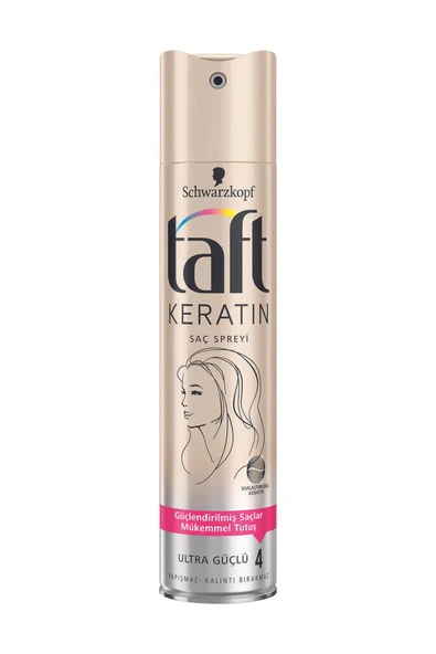 Taft Keratin Ekstra Güçlü Saç Spreyi 250 Ml