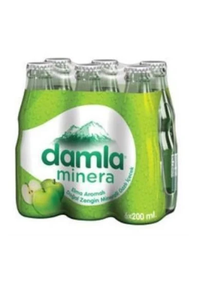 Soda Elma Aromalı 200 ml 6'lı