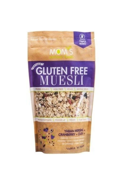 Gluten Free Müsli Yaban Mersini-turna Yemişi-çilek 300 gr