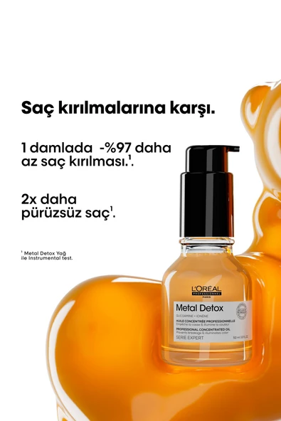 L'OREAL PROFESSİONNEL Serie Expert Metal Detox Oil Konsantre Yağ 50ml - Resim 2