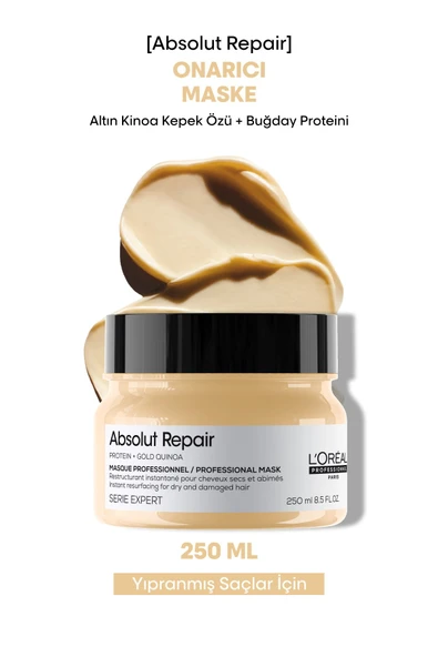 L'OREAL PROFESSİONNEL Serie Expert Absolut Repair Yıpranmış Saçlar Için Onarıcı Maske 250ml
