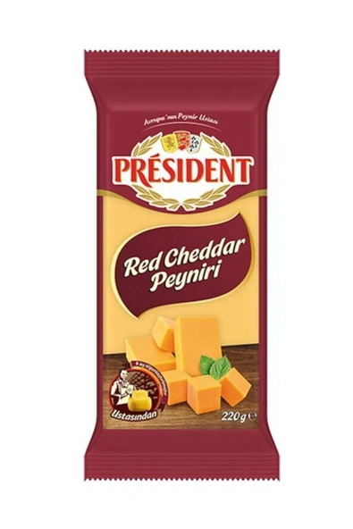 President Cheddar Red Peynir 220 gr