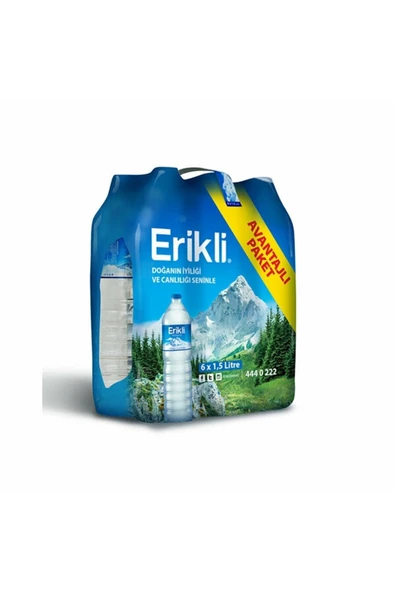 Su 1.5 Lt. 6'lı Paket Su
