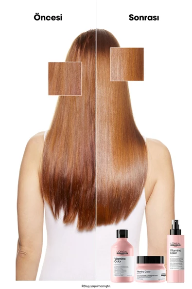 L'OREAL PROFESSİONNEL Serie Expert Vitamino Color Boyalı Saçlar Için Renk Koruyucu Maske 250ml - Resim 3