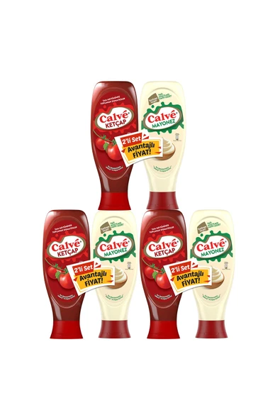 Ketçap 600 G Mayonez Yağı Azaltılmış 540 G 2'li Set X3 Adet - 2
