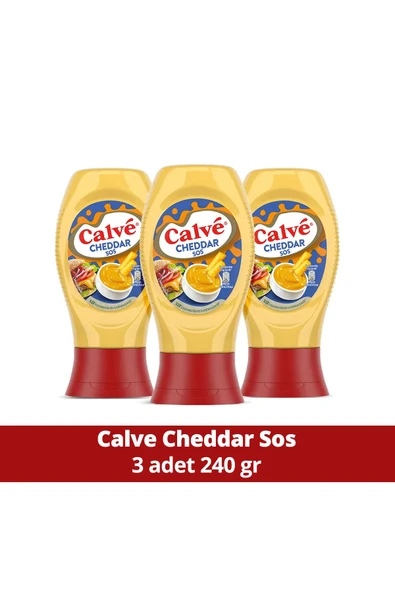 Sos Cheddar 240 gr X3 Adet