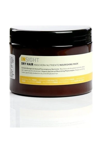 INSİGHT Dry Hair Nourishing Kuru Mat Saçlar Için Besleyici Maske 500 ml