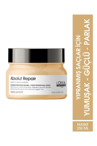 L'OREAL PROFESSİONNEL Serie Expert Absolut Repair Yıpranmış Saçlar Için Onarıcı Maske 250 ML