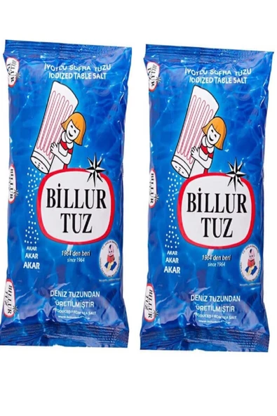 Iyotlu Tuz 750gr 2 adet 1500 Gr