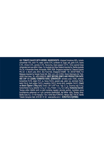 Napoliten (NAPOLETANA) Makarna Sosu 400 G. 3'lü - 2