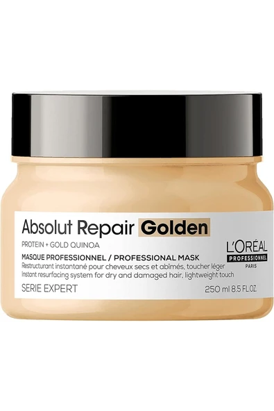 L'OREAL PROFESSİONNEL Loreal Absolut Repair Golden Mask Derinlemesine Onarım 250 Ml ürün görseli