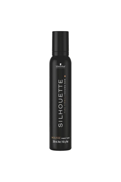 SCHWARZKOPF Silhouette Mosse Super Hold Ekstra Tutucu Saç Köpüğü 200ml 4045787299816 ürün görseli