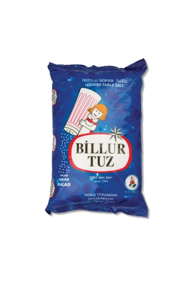 İyotlu Tuz Poşet 750 Gr.