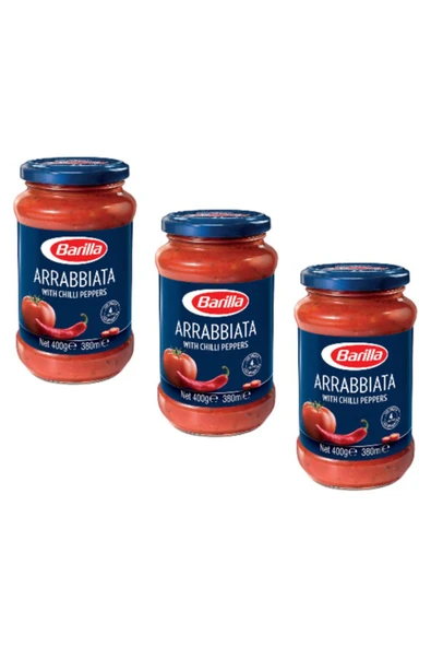 Acılı Ve Domatesli (arabbiata) Makarna Sosu 400 Gr. X 3 Adet
