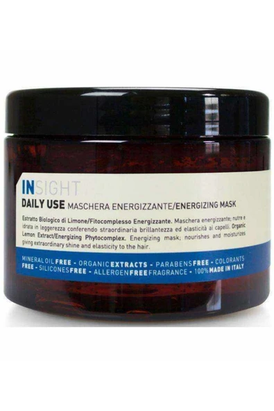 INSİGHT Daily Use Günlük Enerji Veren Saç Maskesi 500 ml 8029352353420