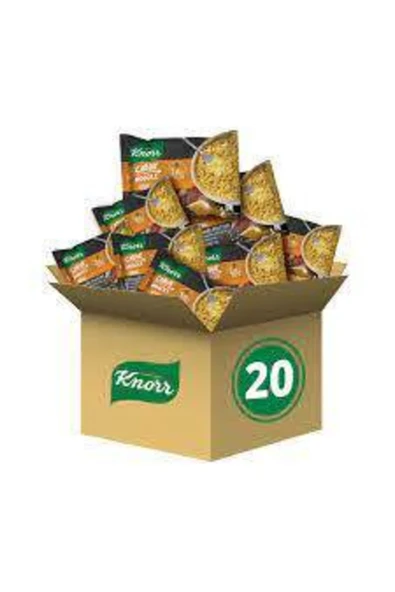 Lezzetli Çabuk Noodle Paketi 20 Adet