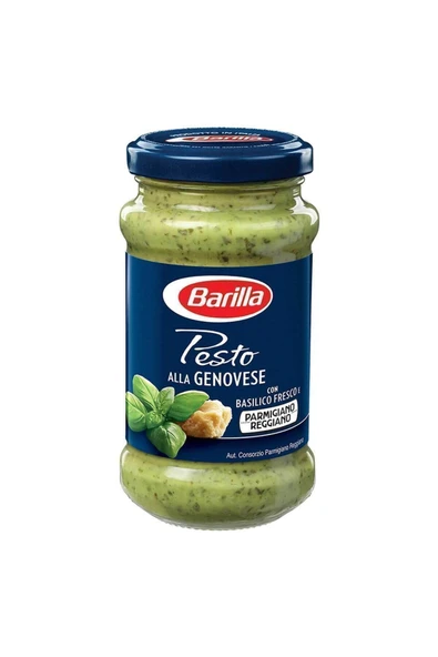 Barillia Fesleğenli Pesto (PESTO GENOVESE) Makarna Sosu 190 G. 3'lü - 5