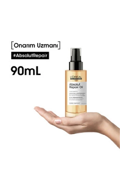 L'OREAL PROFESSİONNEL Serie Expert Absolut Repair 10 In 1 Yıpranmış Saçlar Için 10 Etkili Mucize Bakım Spreyi 90 ml - Resim 2