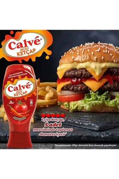 Acılı Ketçap 610 G Mayonez Yağı Azaltılmış 540 G 2'li Set X3 Adet - 3