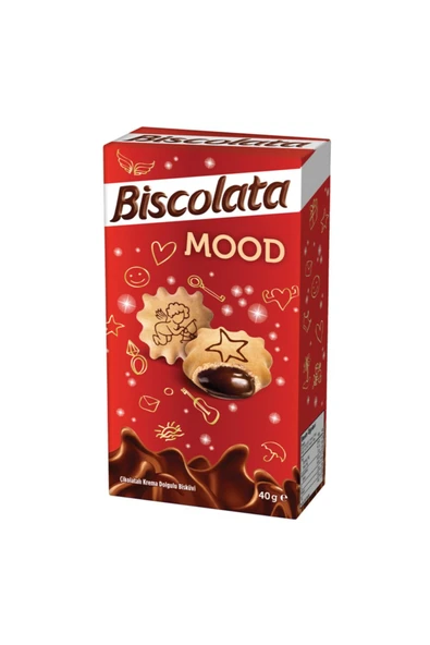 Mood Çikolata Krema Dolgulu Bisküvi 40 G