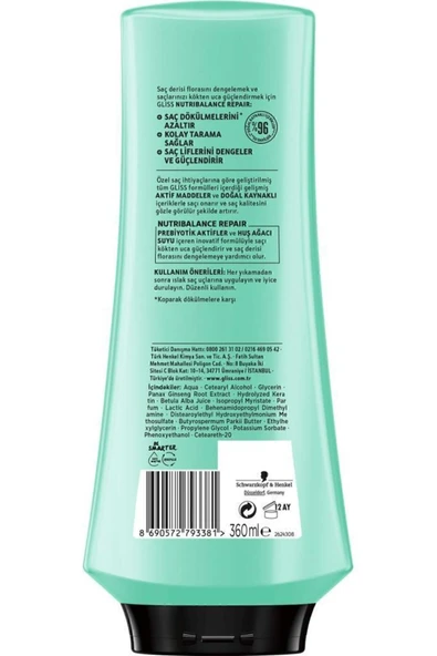 Nutribalance Şampuan 500 Ml + Saç Kremi 360 Ml + Taft Powerful Age Saç Spreyi 250 Ml - 7