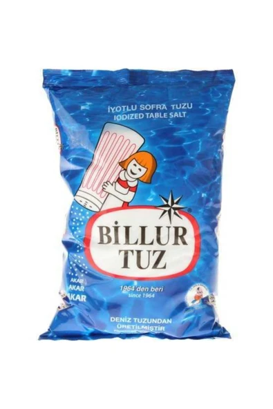 Billur Iyotlu Tuz 750 g